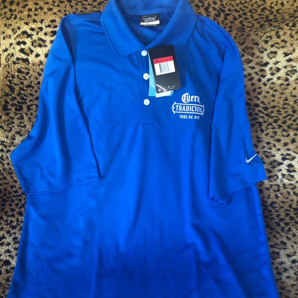 NWT Nike Golf Men’s Jose’ Cuervo Short Sleeve Sz L
